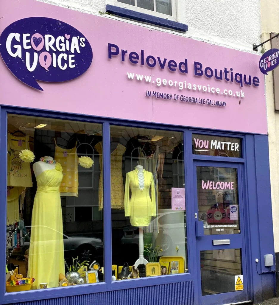 Georgia's Voice charity shopfront
